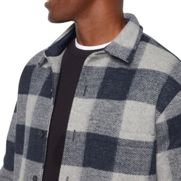 Banana Republic Men's Heritage Shirt Jacket Blue - Picture 7 of 8